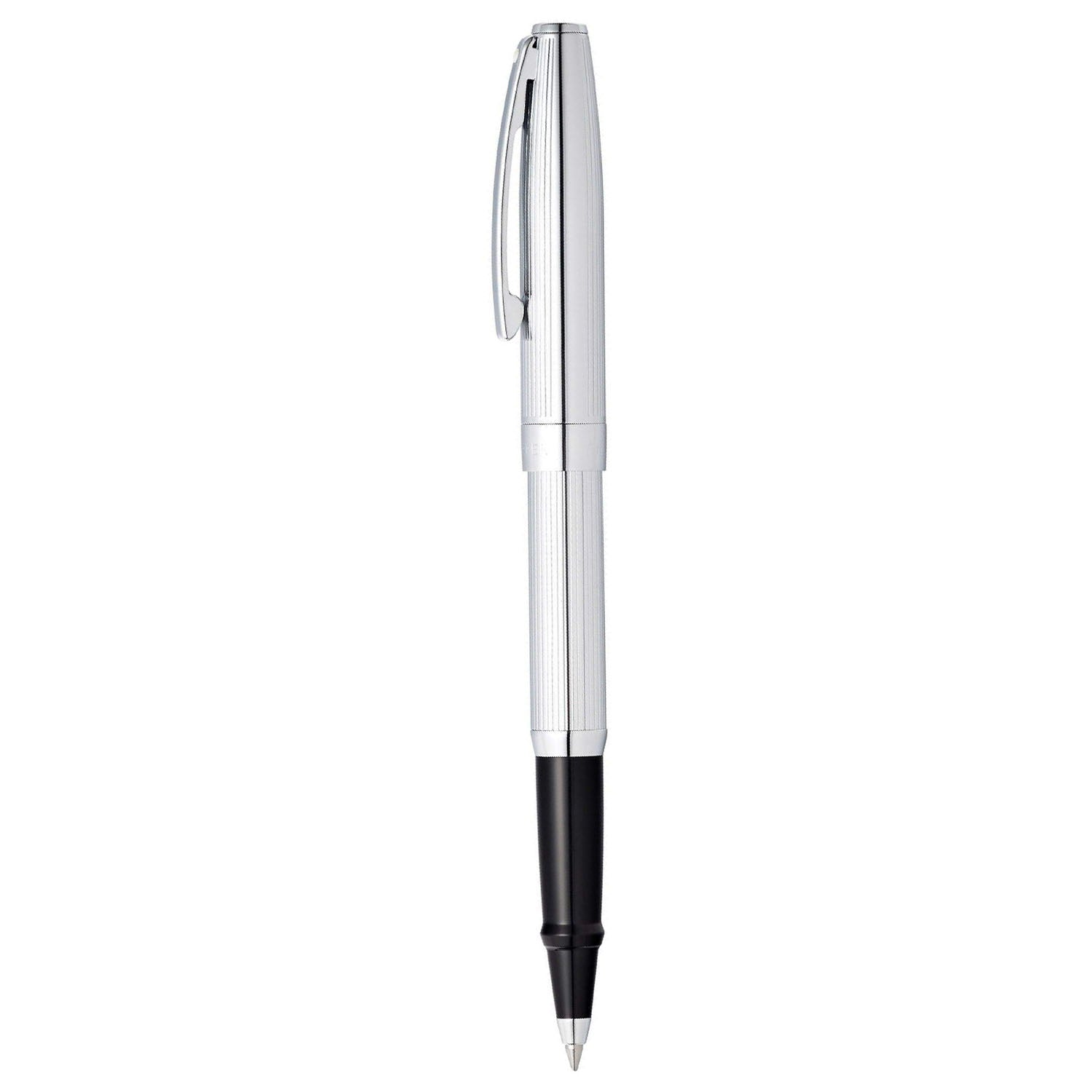Sheaffer Sagaris Engraved Line Chrome CT Roller Ball Pen A9481