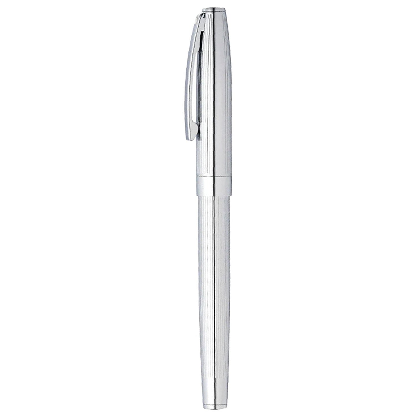 Sheaffer Sagaris Engraved Line Chrome CT Roller Ball Pen A9481