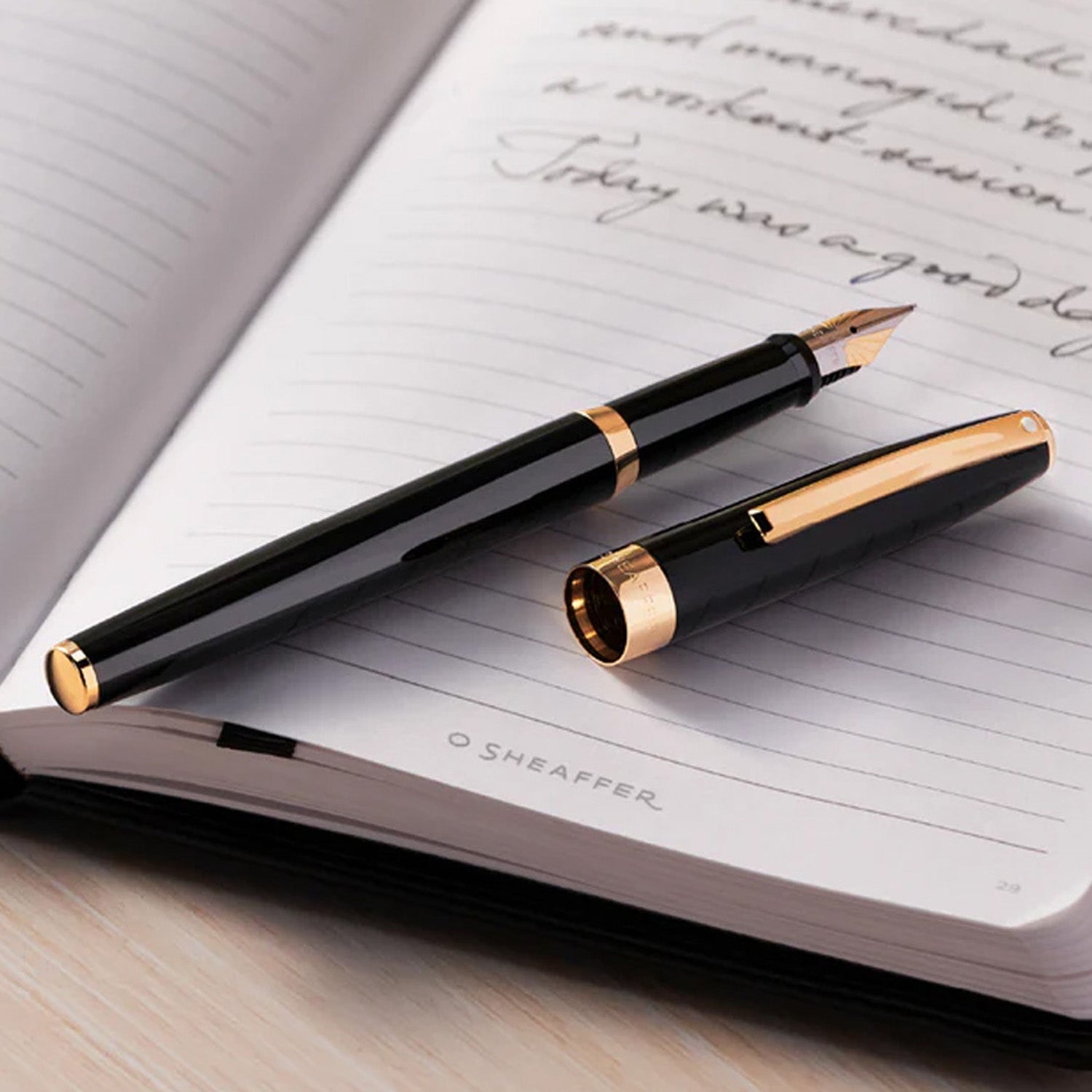 Sheaffer Sagaris Gloss Black GT Fountain Pen