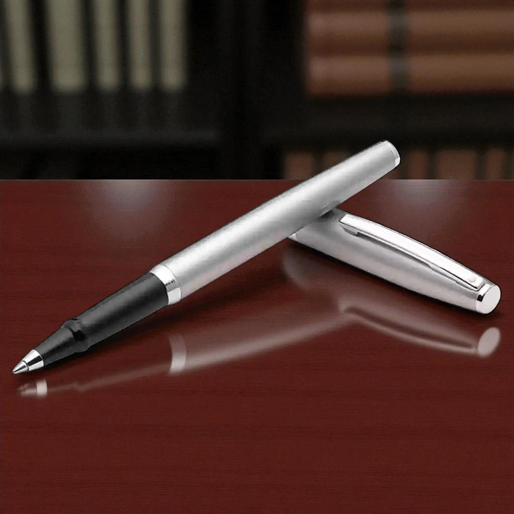 Sheaffer Sagaris Metallic Silver CT Roller Ball Pen A9477