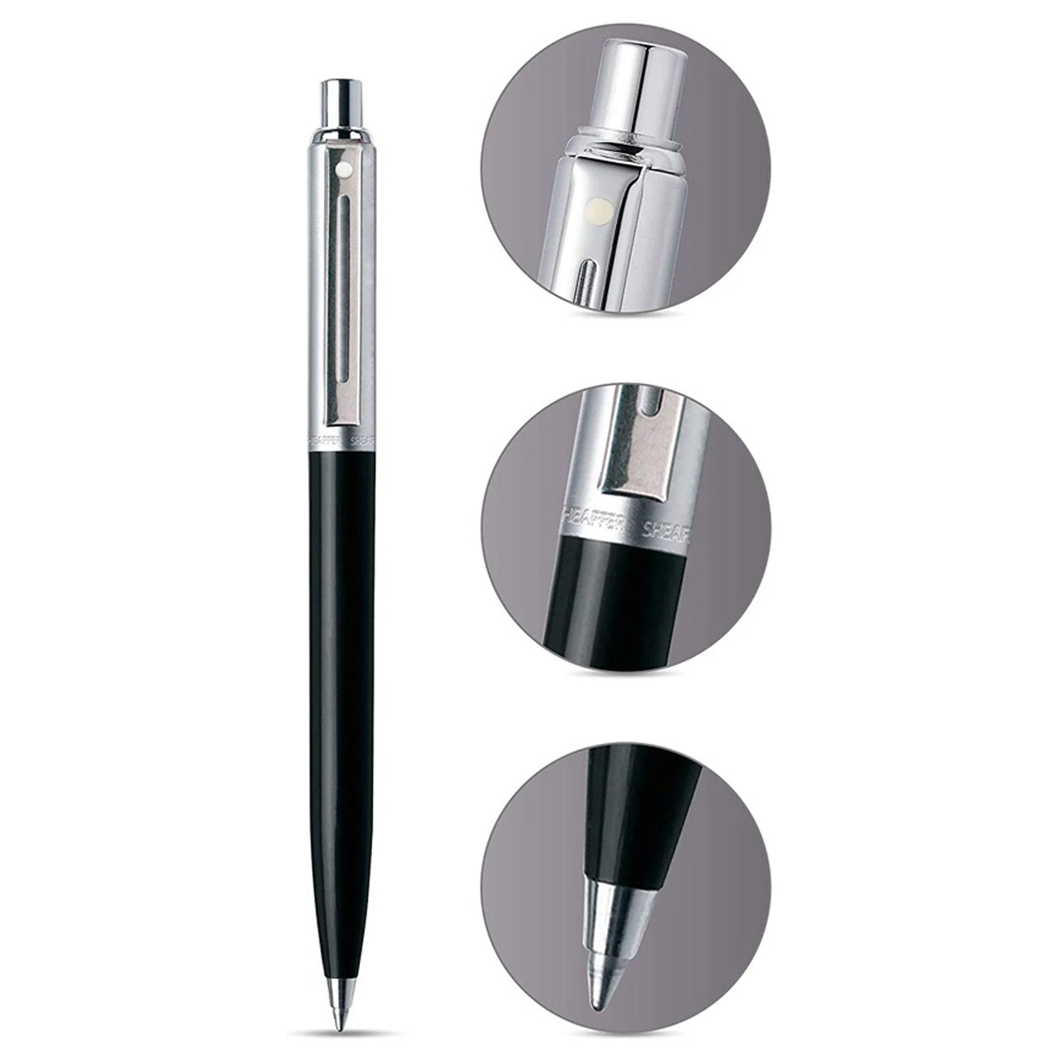 Sheaffer Sentinel Black/Chrome CT Ballpoint Pen A321-BK