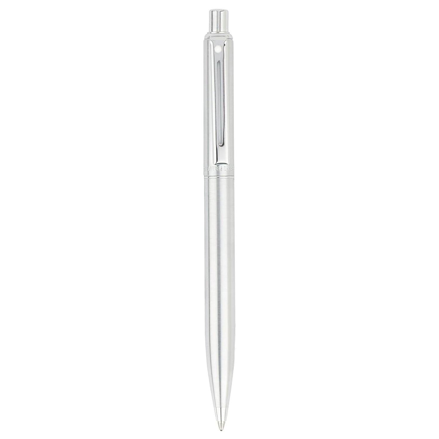 Sheaffer Sentinel Brushed Chrome CT Ballpoint Pen + Passport Holder Gift Set G323