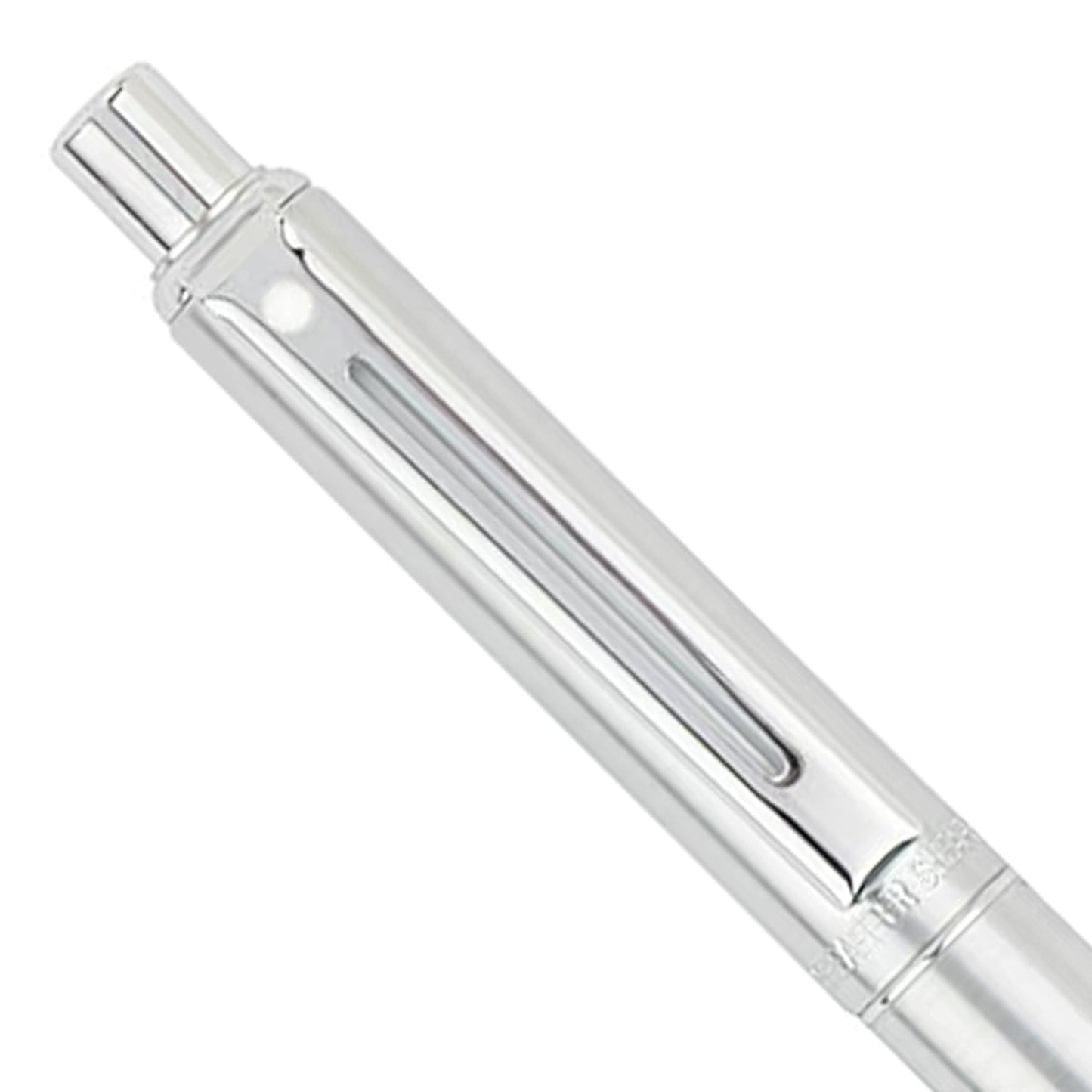 Sheaffer Sentinel Brushed Chrome CT Ballpoint Pen + Passport Holder Gift Set G323