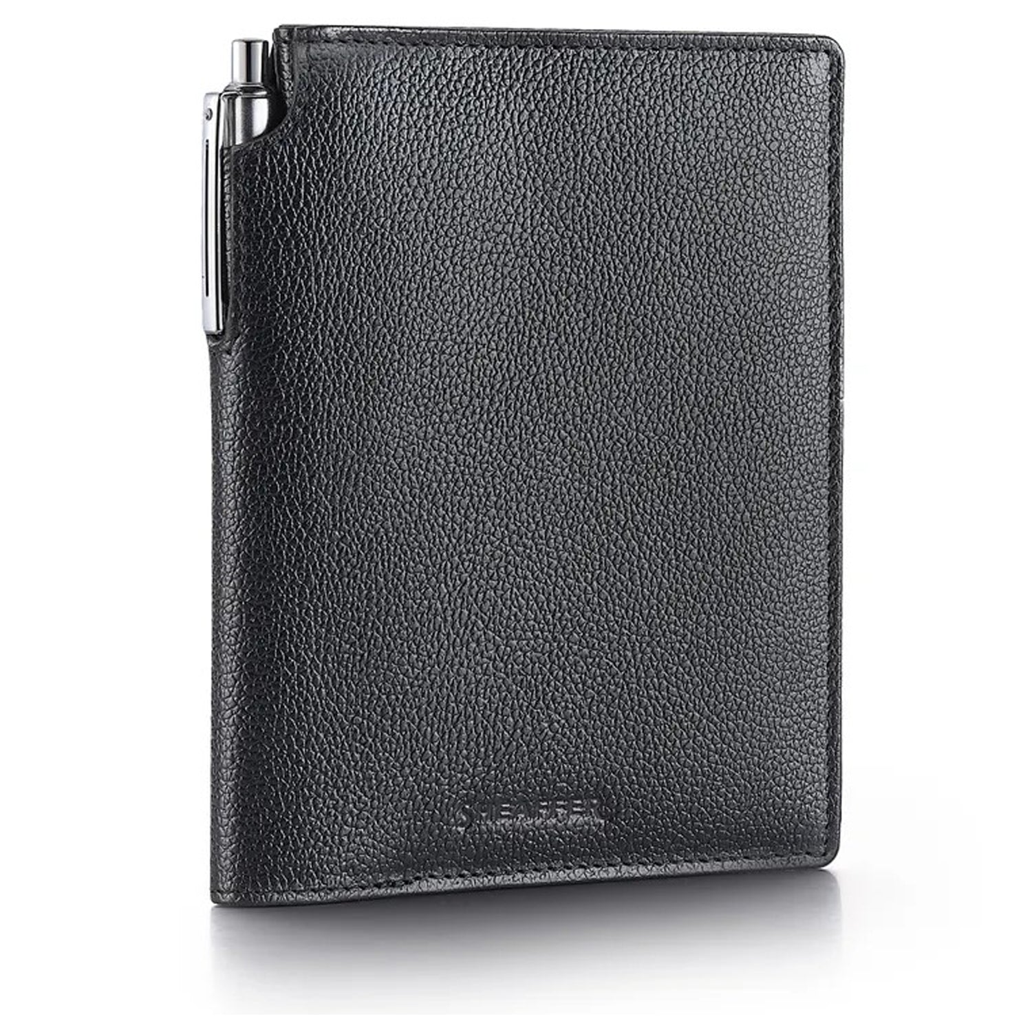 Sheaffer Sentinel Brushed Chrome CT Ballpoint Pen + Passport Holder Gift Set G323