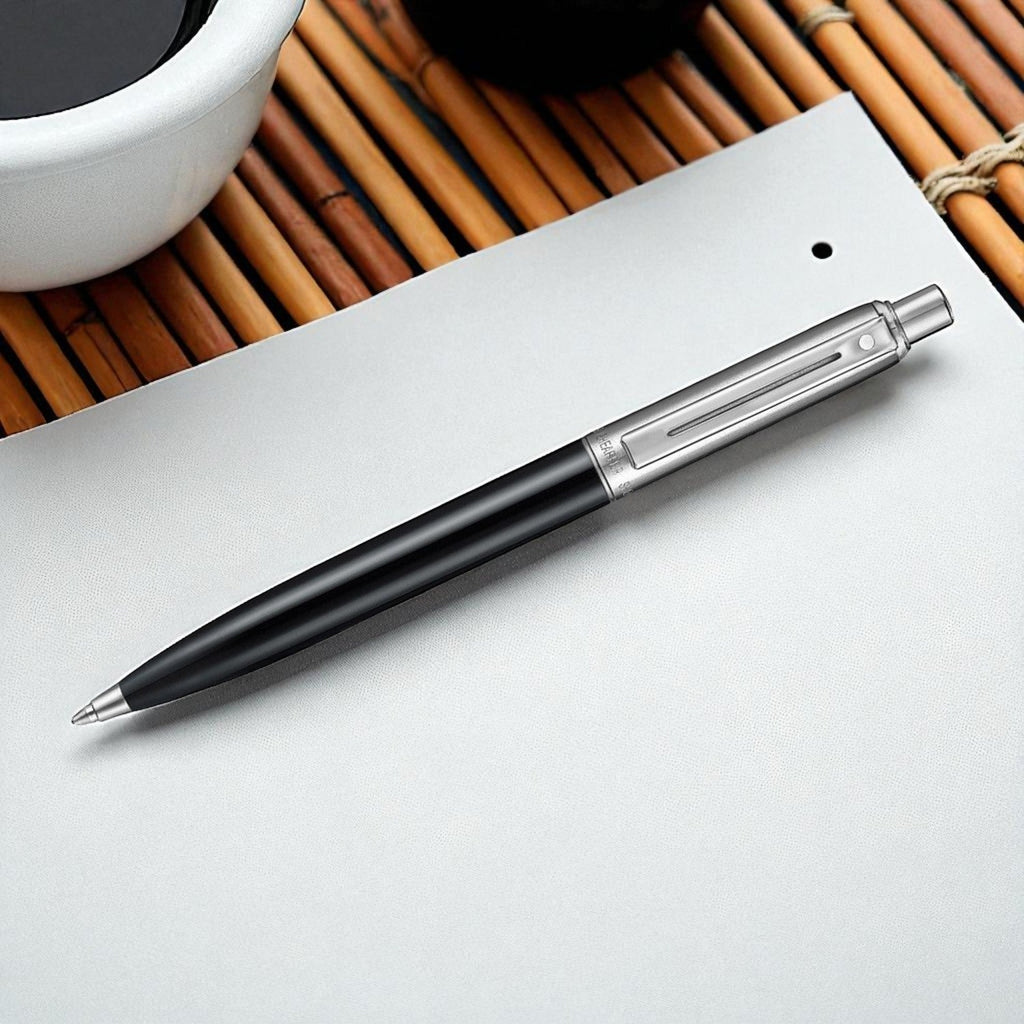 Sheaffer Sentinel Glossy Black/Chrome CT Ballpoint Pen E332
