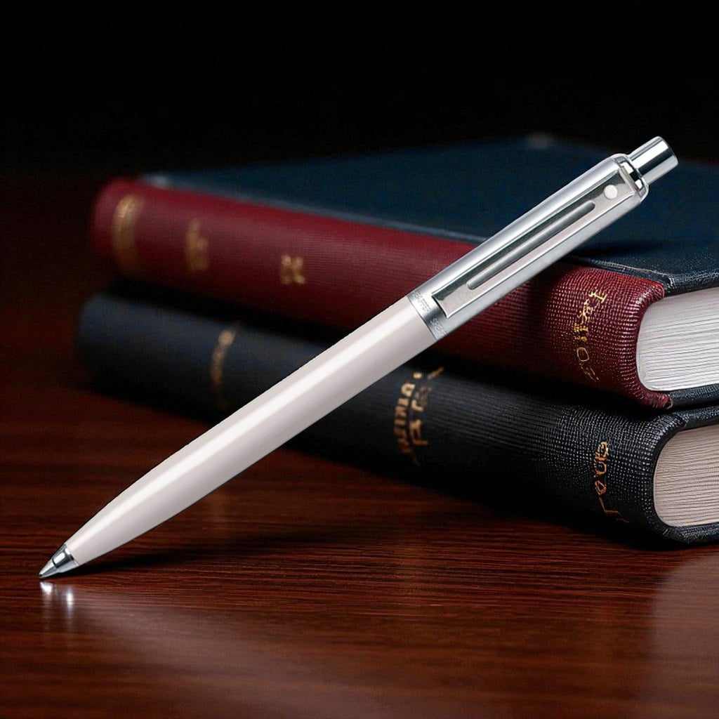Sheaffer Sentinel White/Chrome CT Ballpoint Pen A321-WH