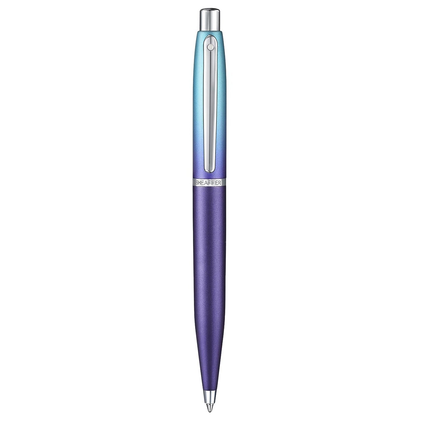 Sheaffer Expressions VFM Blue/Purple Pearlised Gradient CT Ballpoint Pen + Card Case Gift Set G9430