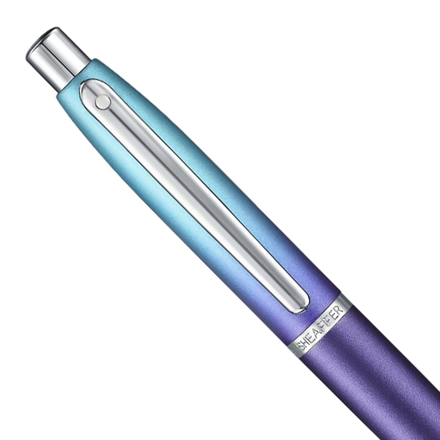 Sheaffer Expressions VFM Blue/Purple Pearlised Gradient CT Ballpoint Pen + Card Case Gift Set G9430