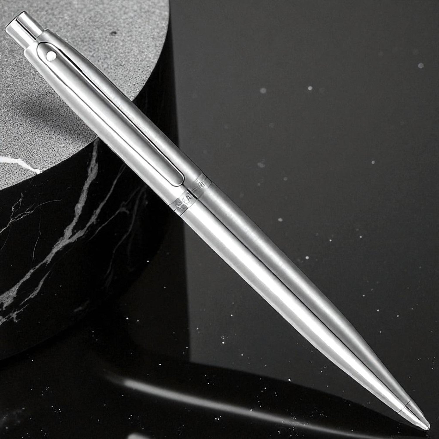 Sheaffer VFM Brushed Chrome CT Ballpoint Pen A9426