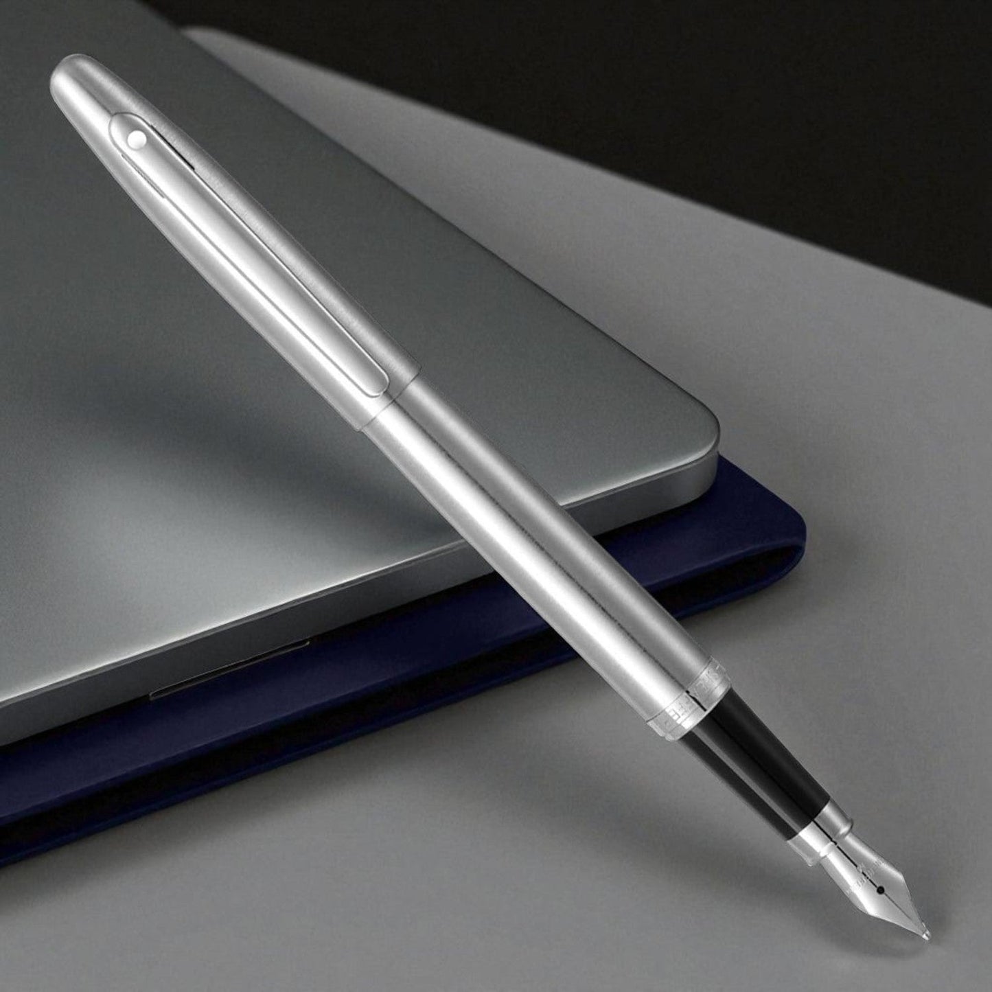 Sheaffer VFM Brushed Chrome CT Fountain Pen