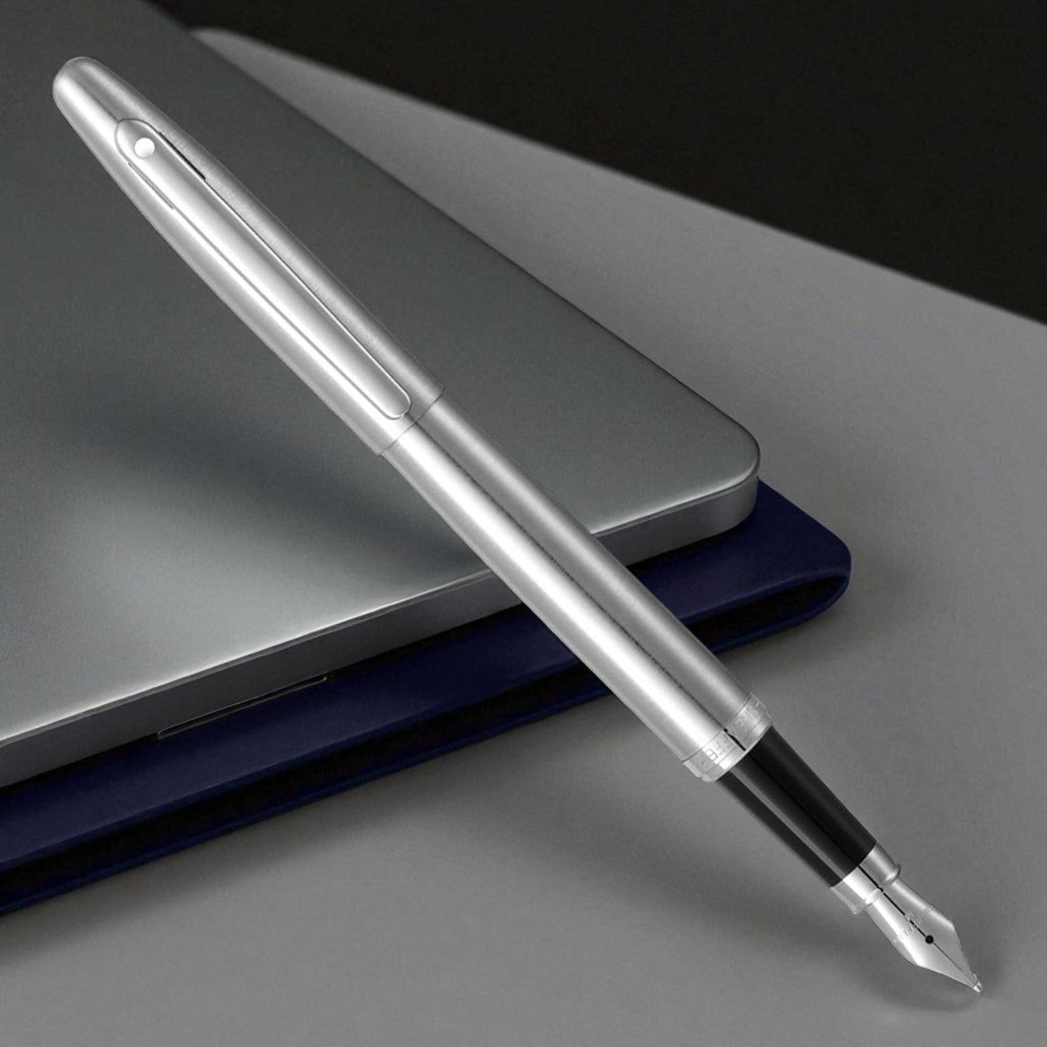 Sheaffer VFM Brushed Chrome CT Fountain Pen