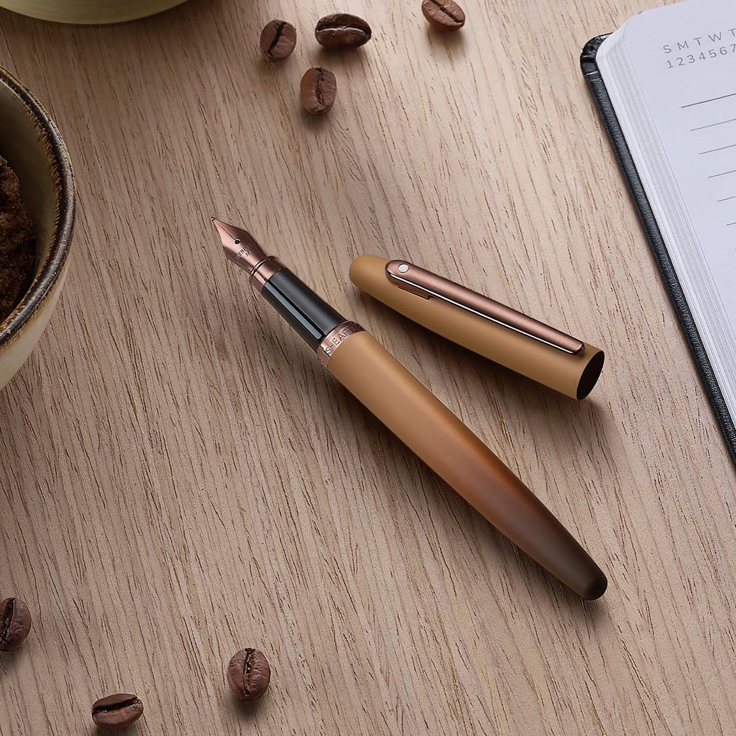 Sheaffer VFM Coffee Edition Matte Brown PVD Fountain Pen (Special Edition)