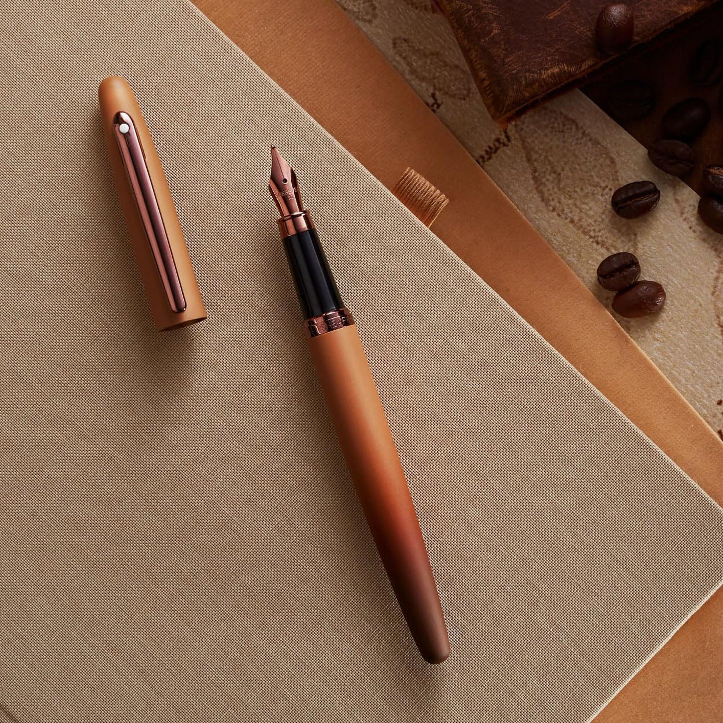 Sheaffer VFM Coffee Edition Matte Brown PVD Fountain Pen (Special Edition)