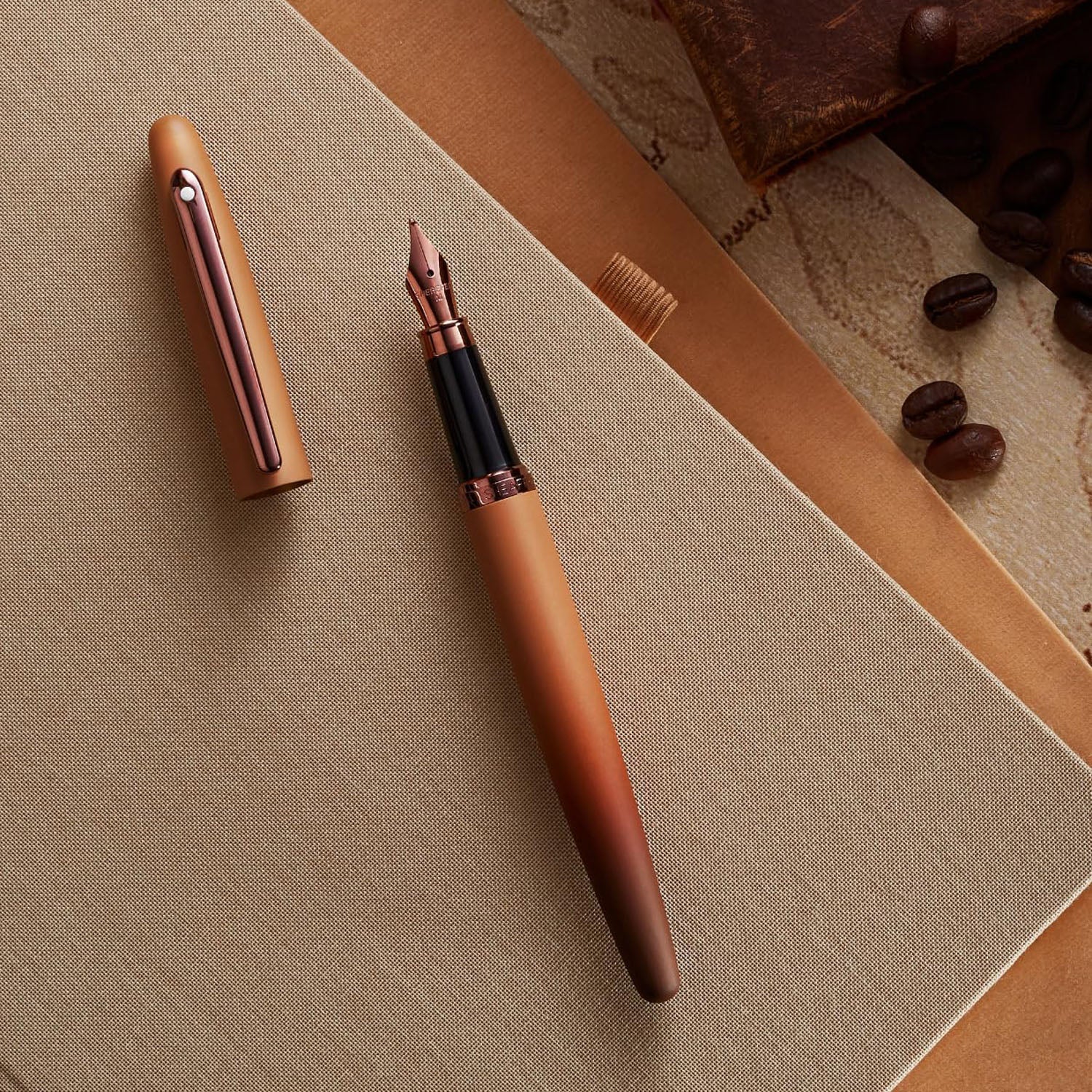 Sheaffer VFM Coffee Edition Matte Brown PVD Fountain Pen (Special Edition)