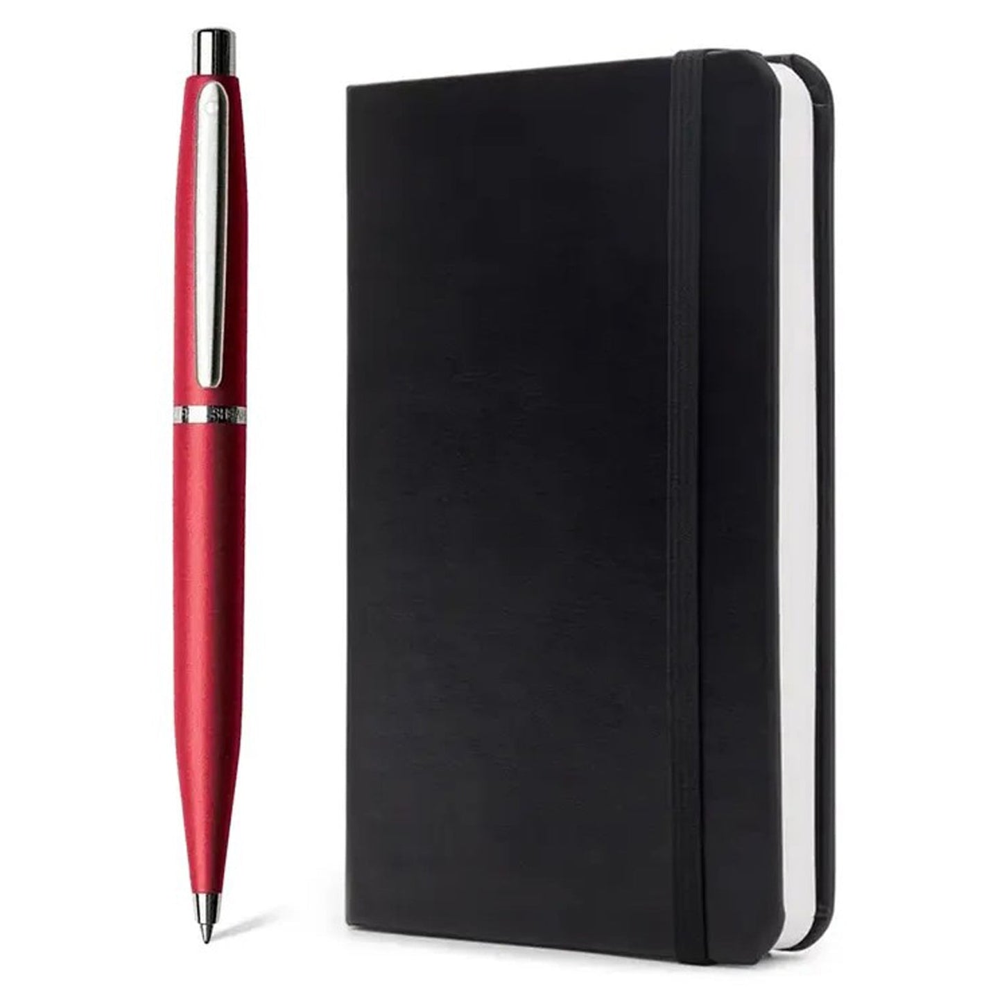 Sheaffer VFM Excessive Red CT Ballpoint Pen + Notebook Gift Set G9403