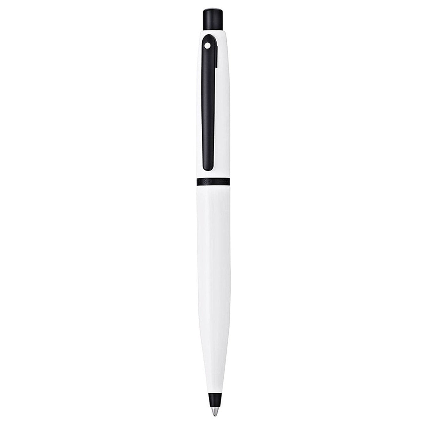 Sheaffer VFM Glossy White PVD Ballpoint Pen A9425