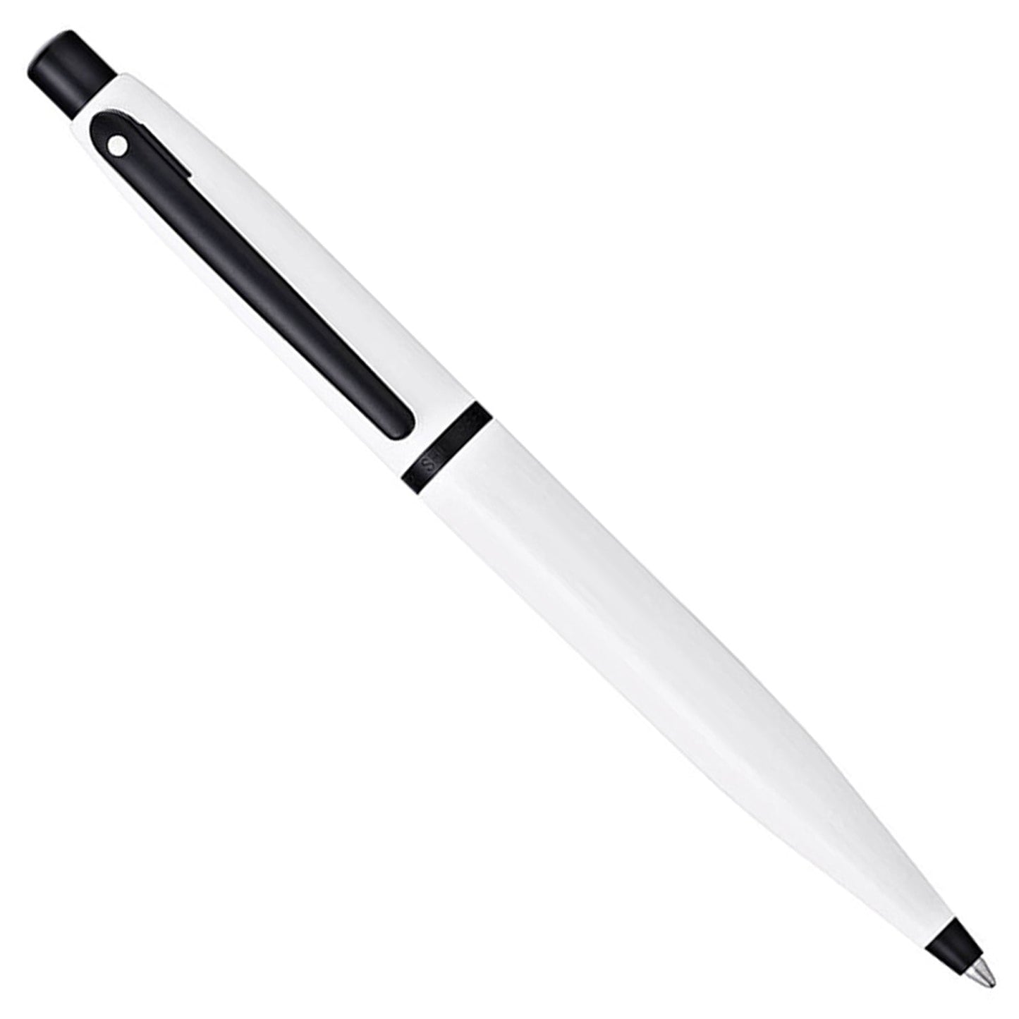Sheaffer VFM Glossy White PVD Ballpoint Pen A9425