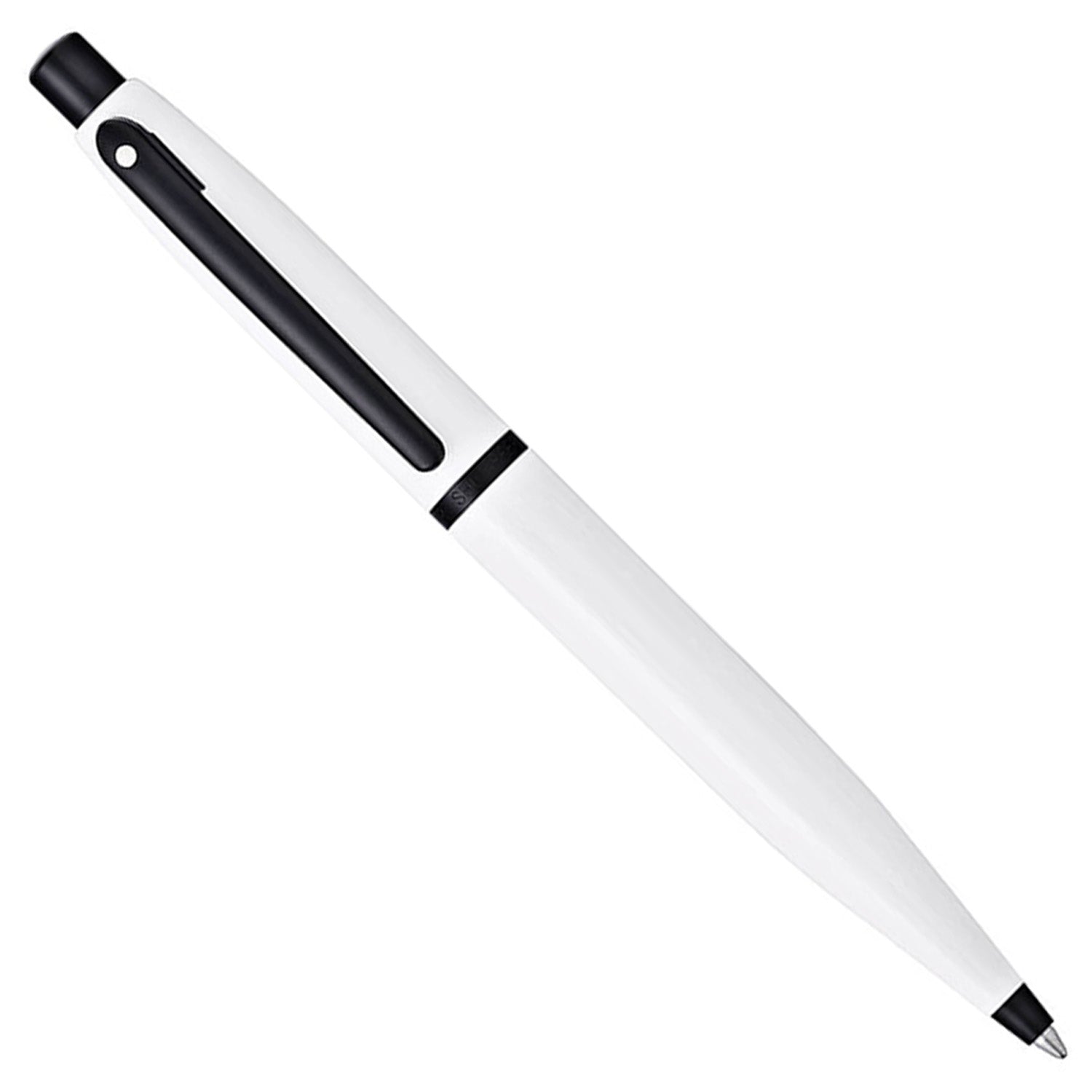 Sheaffer VFM Glossy White PVD Ballpoint Pen A9425