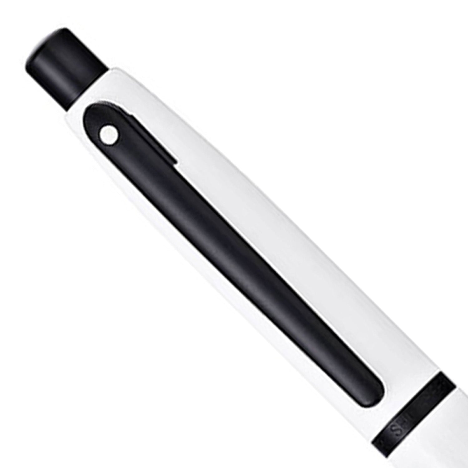 Sheaffer VFM Glossy White PVD Ballpoint Pen A9425