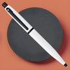 Sheaffer VFM Glossy White PVD Ballpoint Pen A9425