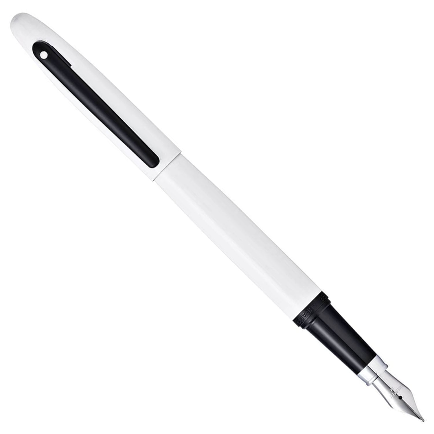 Sheaffer VFM Glossy White PVD Fountain Pen