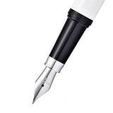 Sheaffer VFM Glossy White PVD Fountain Pen