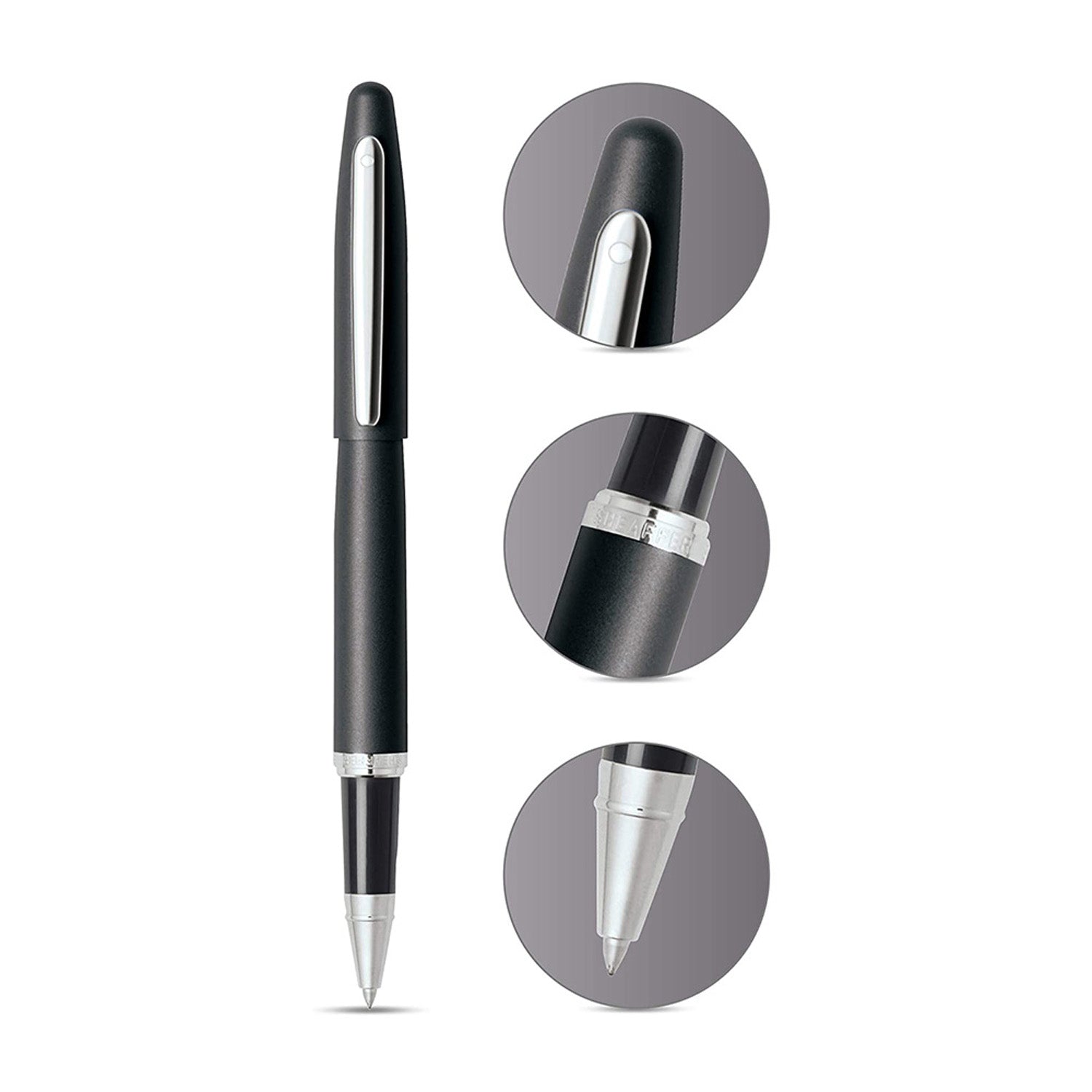 Sheaffer VFM Matte Black CT Roller Ball Pen A9405