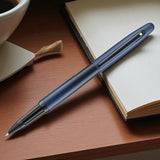 Sheaffer VFM Matte Blue PVD Roller Ball Pen E9429