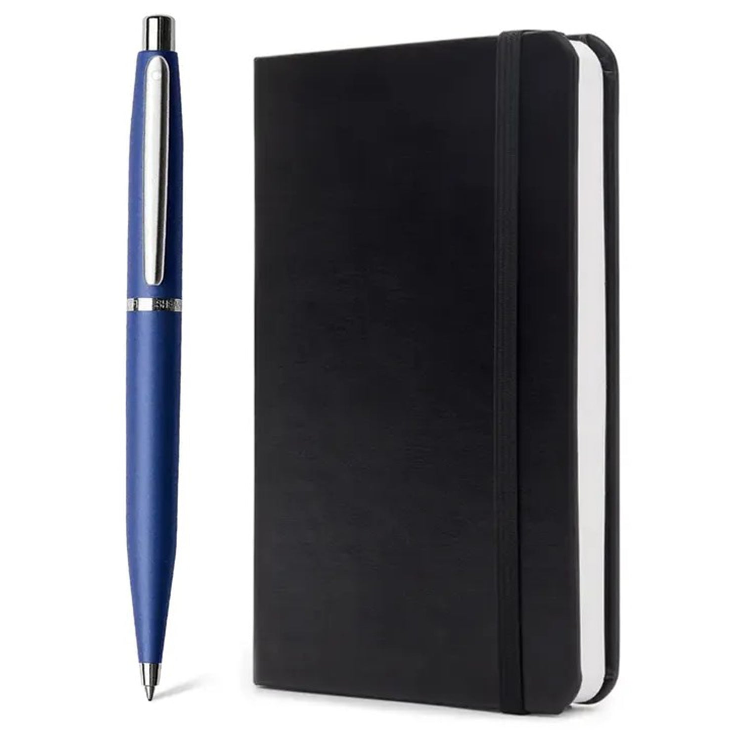 Sheaffer VFM Neon Blue CT Ballpoint Pen + Notebook Gift Set G9401