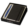 Sheaffer VFM Neon Blue CT Ballpoint Pen + Notebook Gift Set G9401