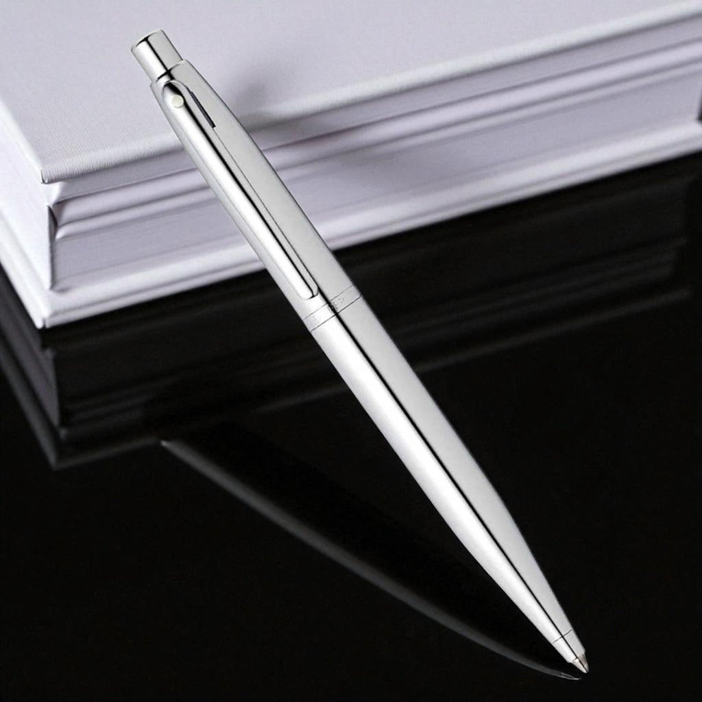 Sheaffer VFM Polished Chrome CT Ballpoint Pen A9421