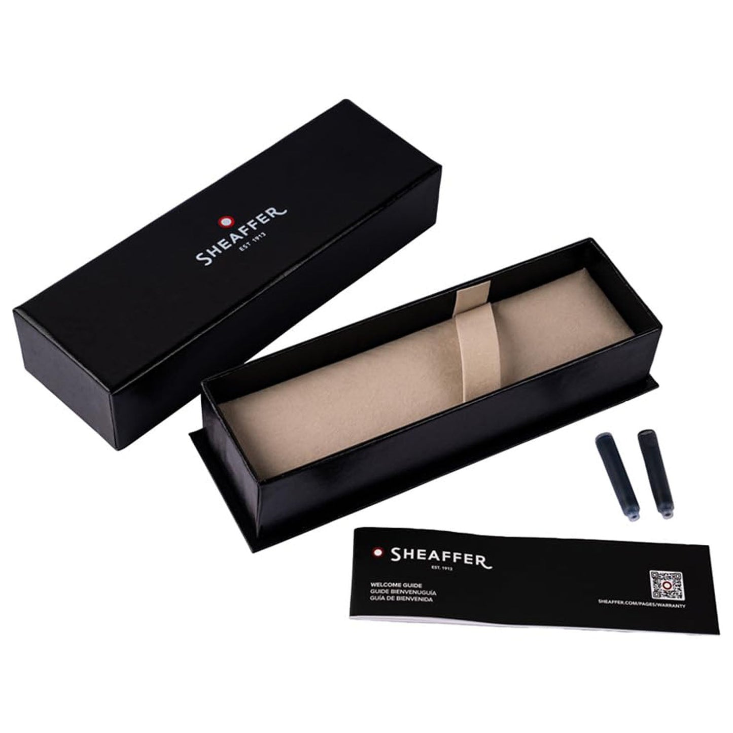 Sheaffer VFM Glossy White PVD Fountain Pen