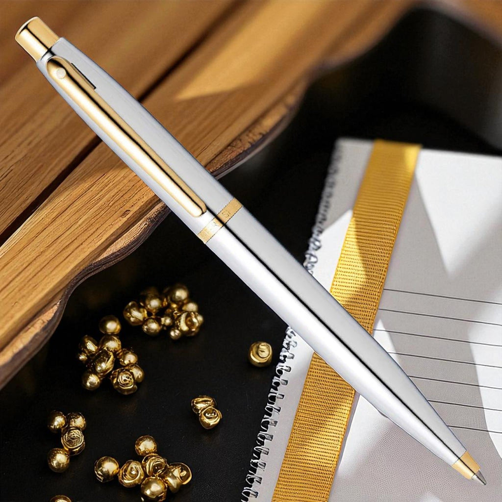 Sheaffer VFM Polished Chrome GT Ballpoint Pen A9422