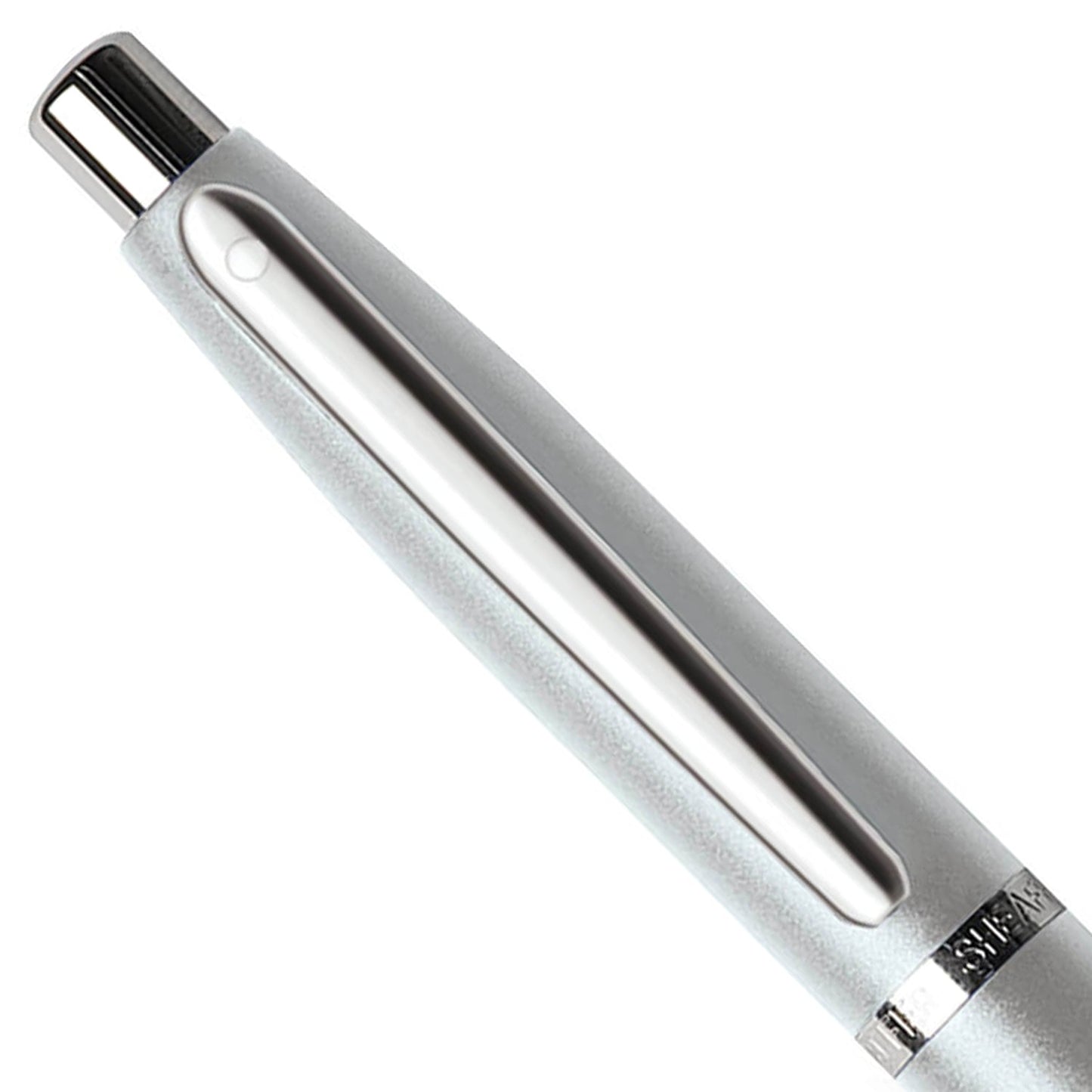 Sheaffer VFM Strobe Silver CT Ballpoint Pen A9400
