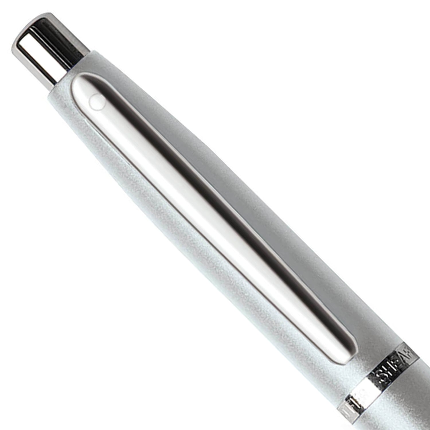 Sheaffer VFM Strobe Silver CT Ballpoint Pen A9400