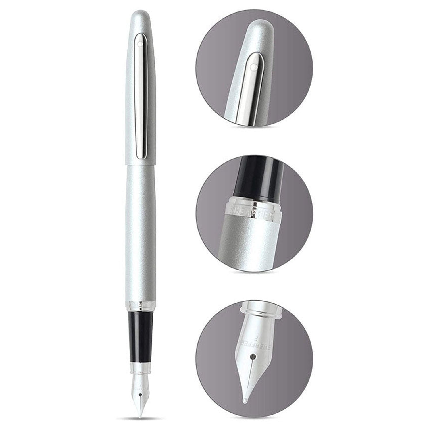 Sheaffer VFM Strobe Silver CT Fountain Pen
