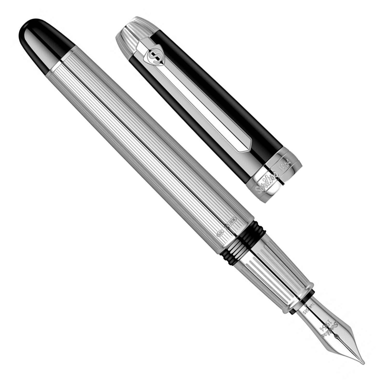 Scrikss 1964 Sterling Silver CT Fountain Pen (Limited Edition)