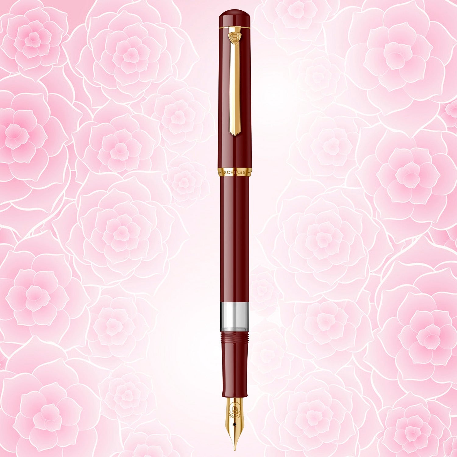 Scrikss 419 Burgundy GT Fountain Pen