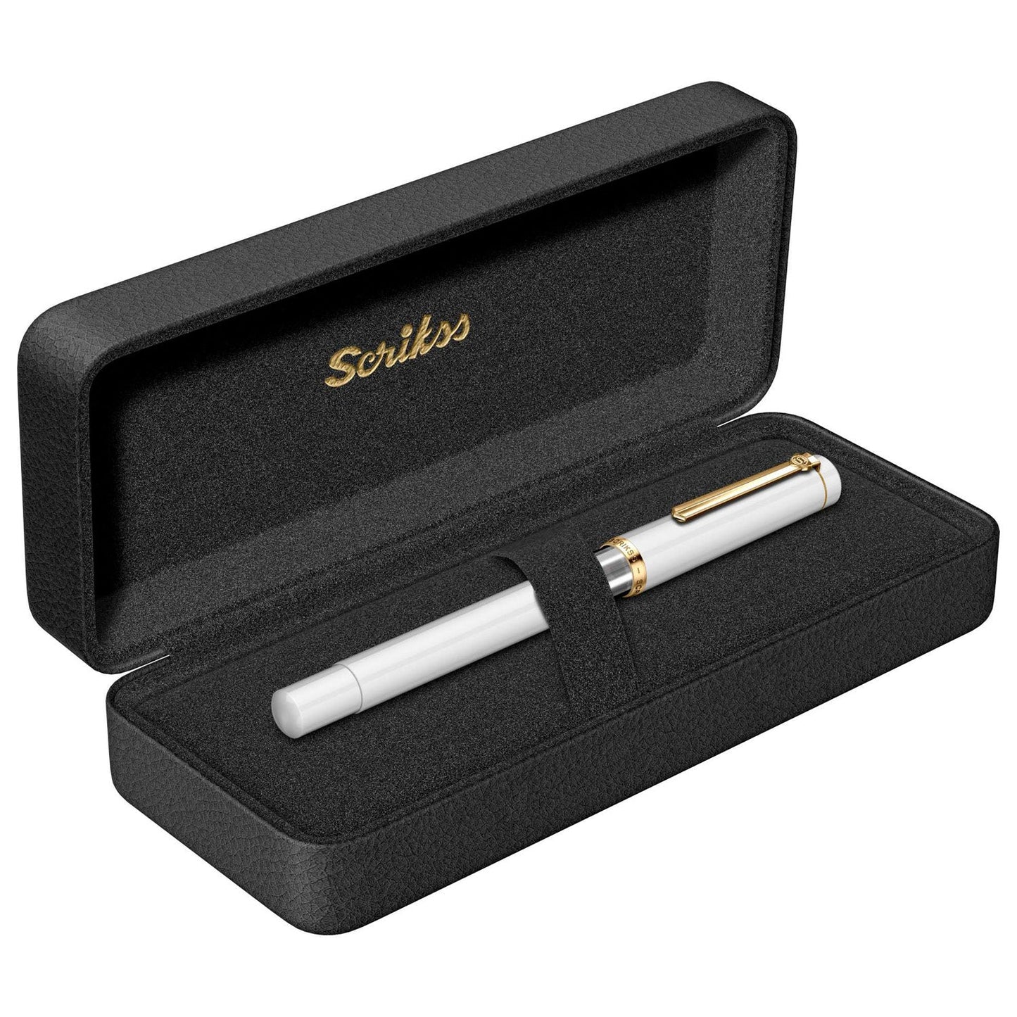 Scrikss 419 White GT Fountain Pen