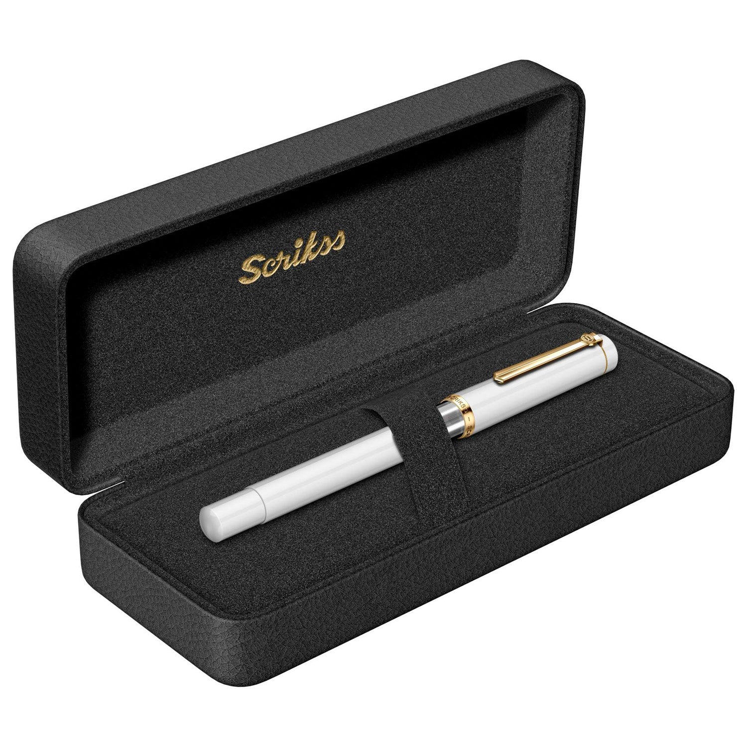 Scrikss 419 White GT Fountain Pen
