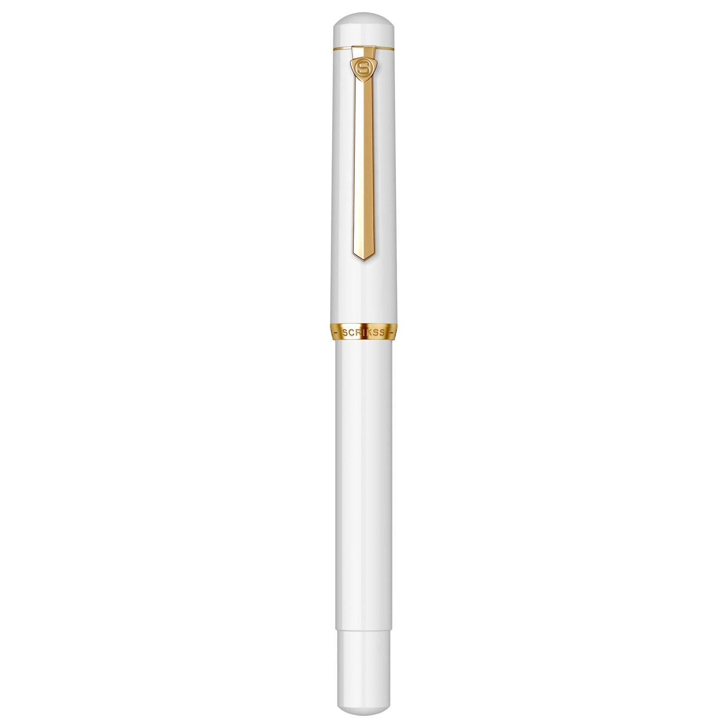 Scrikss 419 White GT Fountain Pen