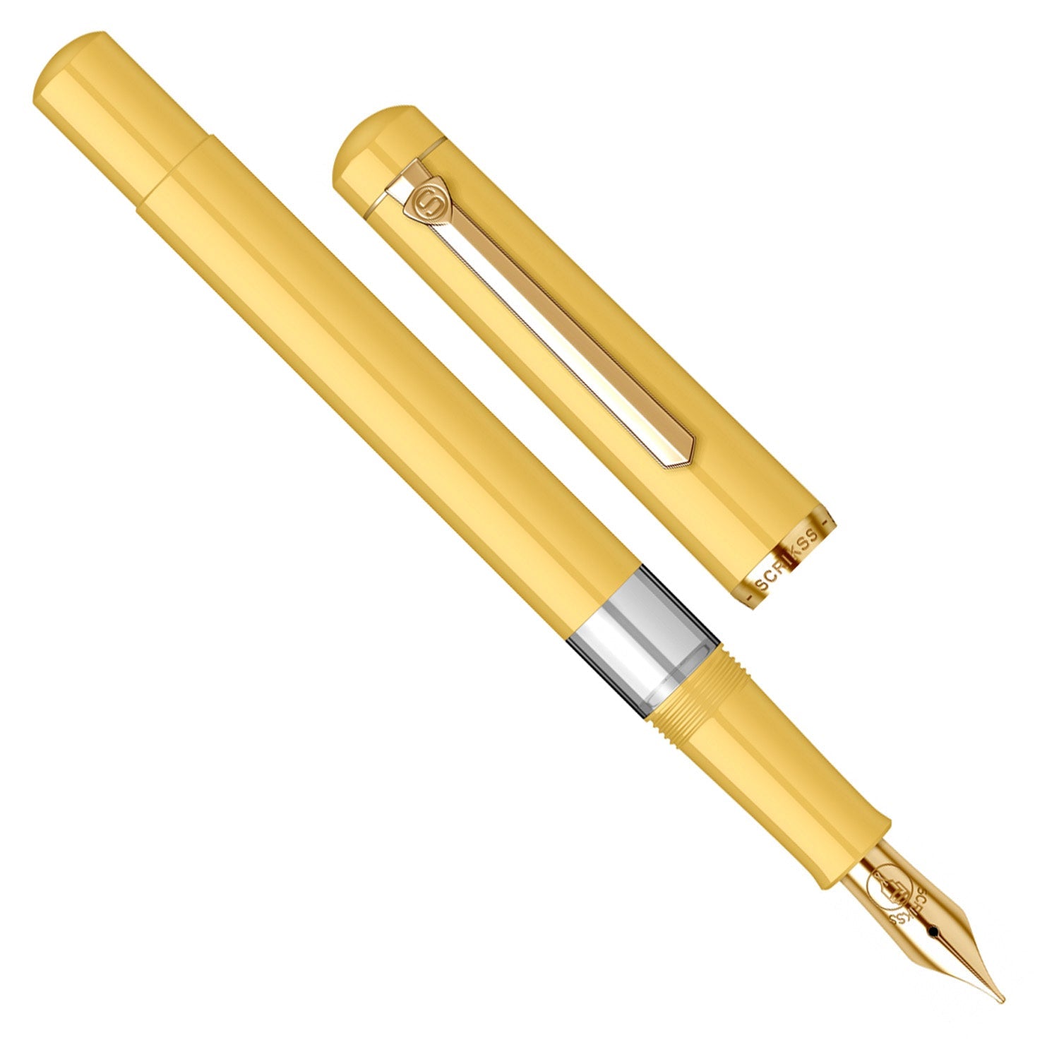 Scrikss 419 Yellow GT Fountain Pen