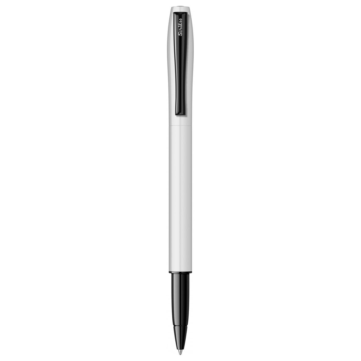 Scrikss Carnival Glossy White Roller Ball Pen 86763