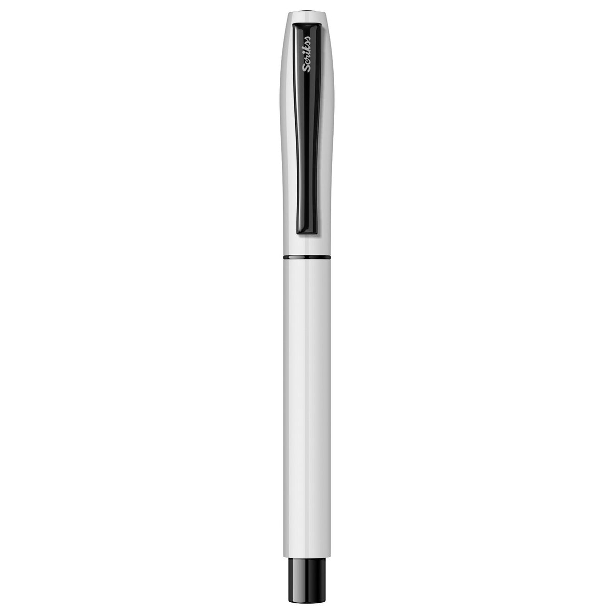 Scrikss Carnival Glossy White Roller Ball Pen 86763