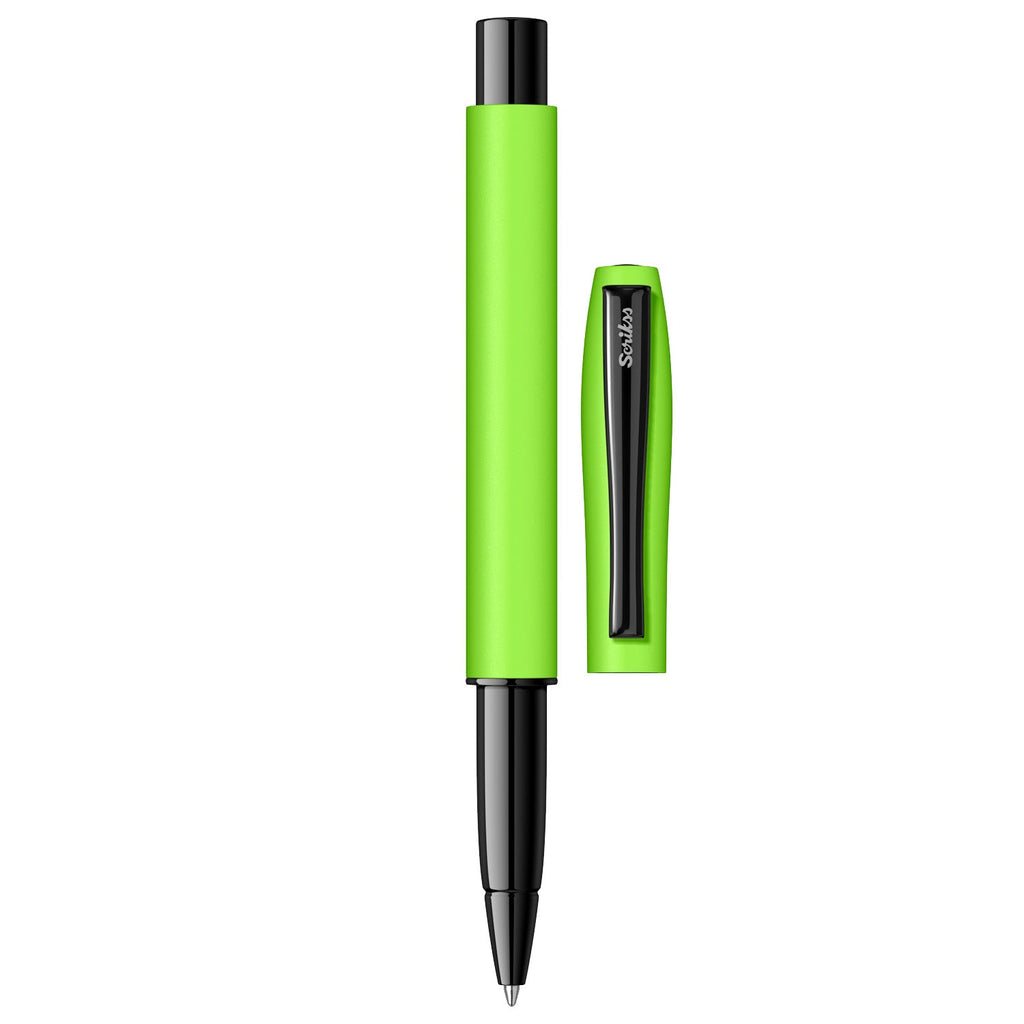 Scrikss Carnival Matte Neon Green Roller Ball Pen 86817