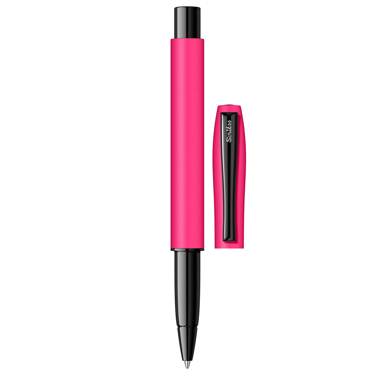 Scrikss Carnival Matte Neon Pink Roller Ball Pen 86770