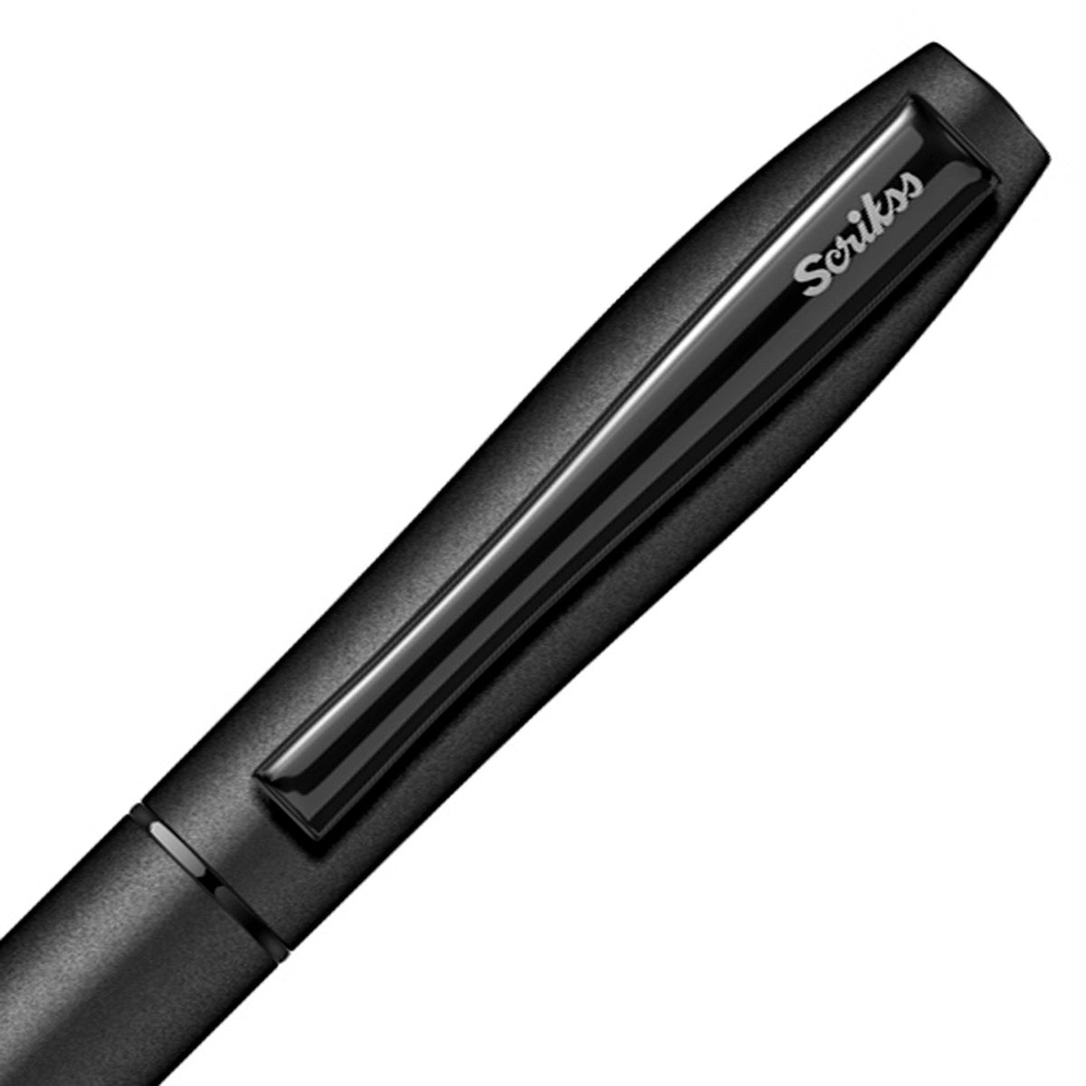 Scrikss Carnival Matte Satin Black Roller Ball Pen 86718