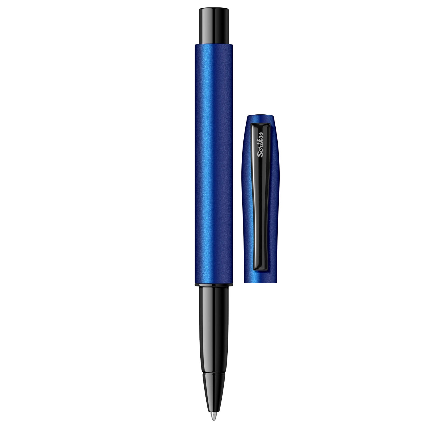 Scrikss Carnival Matte Satin Blue Roller Ball Pen 86725