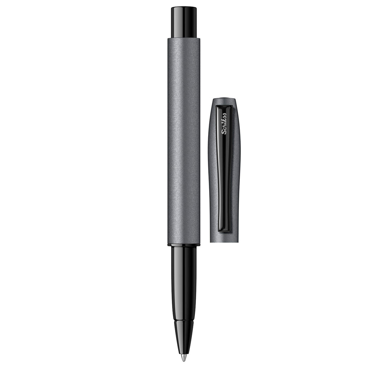Scrikss Carnival Matte Satin Grey Roller Ball Pen 86787