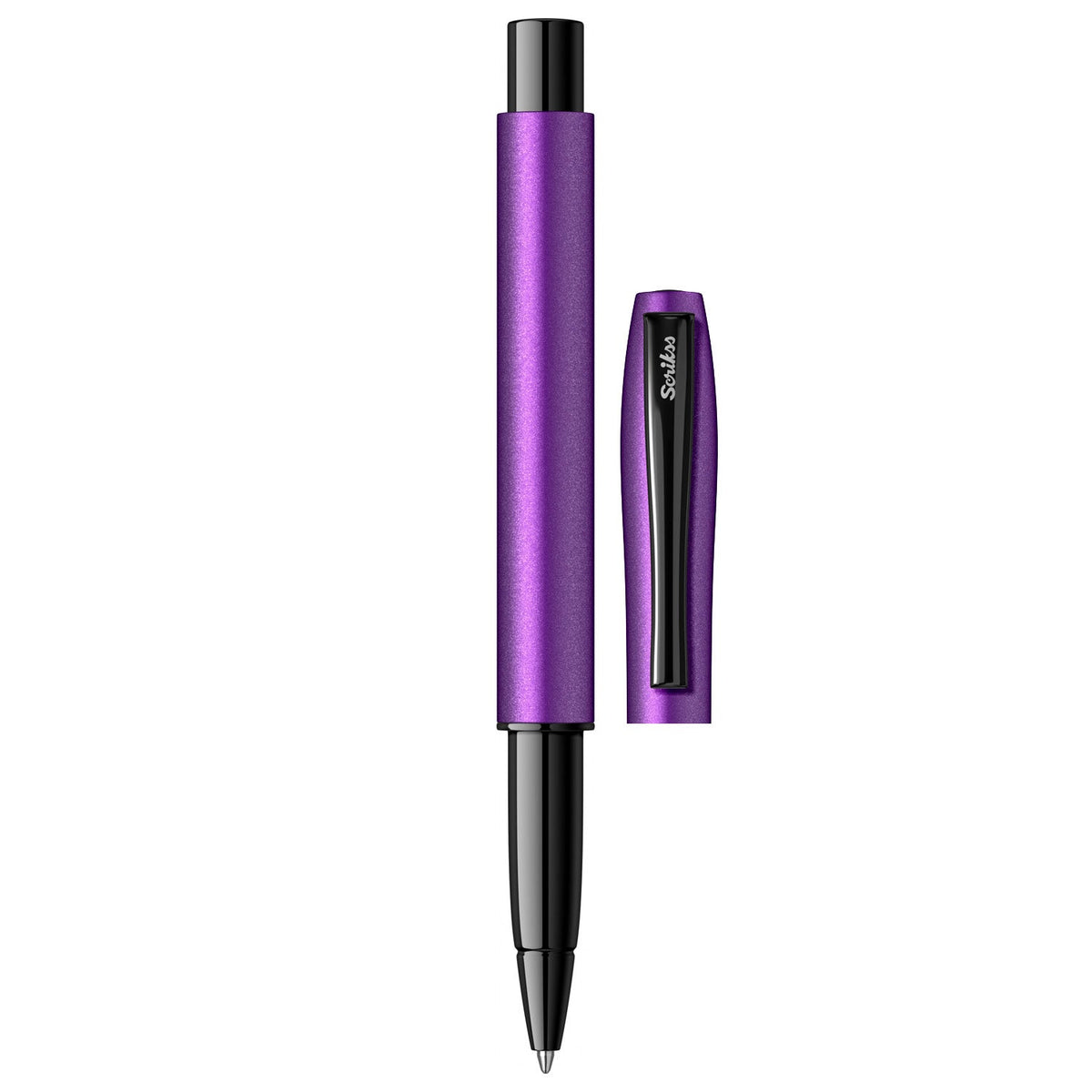 Scrikss Carnival Matte Satin Purple Roller Ball Pen 86756